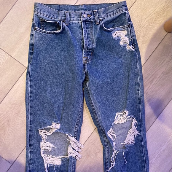 Ripped Carmar blue jeans - Picture 2 of 2